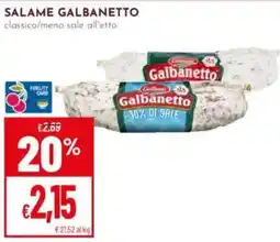 Pan Salame galbanetto Galbani offerta