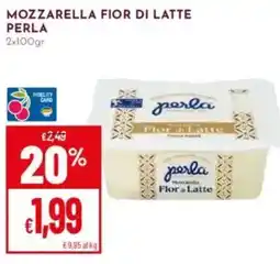 Pan Mozzarella fior di latte PERLA offerta