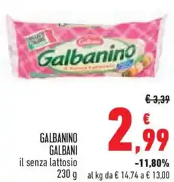 Conad Galbanino GALBANI il senza lattosio offerta