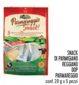 Conad Snack di parmigiano reggiano dop PARMAREGGIO conf. pezzi offerta