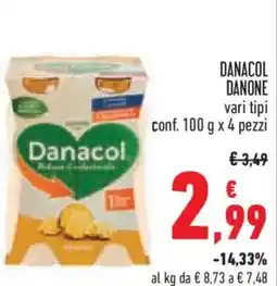 Conad DANACOL danone vari tipi conf. pezzi offerta