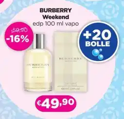 Acqua & Sapone BURBERRY Weekend offerta