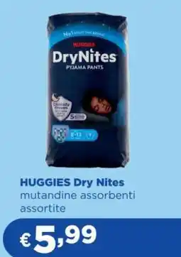 Acqua & Sapone HUGGIES Dry Nites offerta