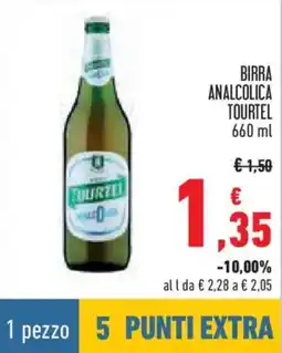 Conad Birra analcolica TOURTEL offerta