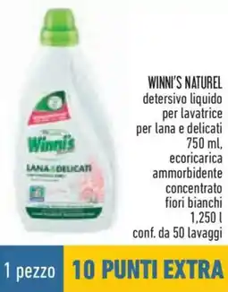 Conad Winni's naturel detersivo liquido per lavatrice per lana e delicati offerta