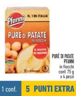 Conad Pure di patate pfanni in fiocchi offerta