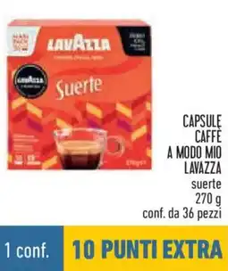 Conad Capsule caffè a modo mio lavazza suerte offerta