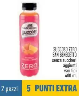 Conad Succoso zero san benedetto senza zuccheri aggiunti offerta