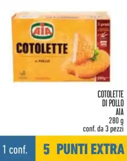 Conad Cotolette di pollo AIA offerta