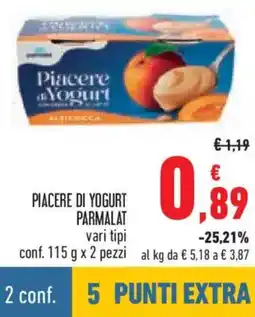 Conad Piacere di yogurt PARMALAT offerta