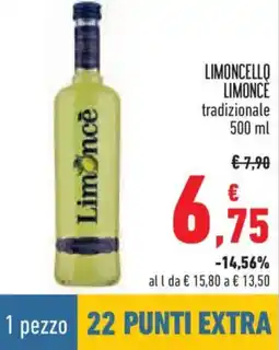 Conad Limoncello limonce tradizionale offerta