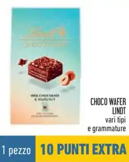 Conad Choco wafer LINDT offerta