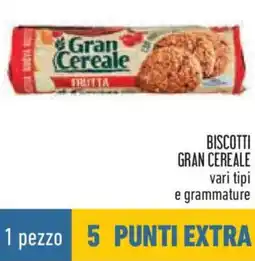 Conad Biscotti GRAN CEREALE offerta