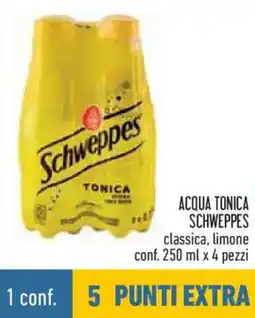 Conad Acqua tonica schweppes classica, limone offerta