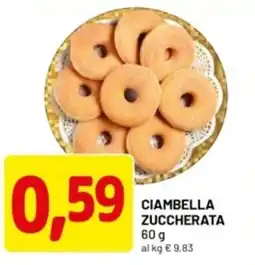 DPiù Ciambella zuccherata offerta