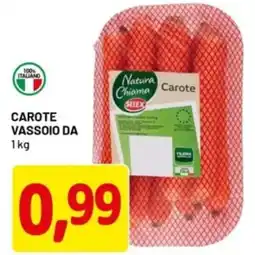 DPiù Carote vassoio offerta