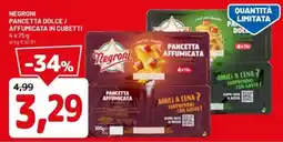 DPiù Negroni pancetta dolce/ affumicata in cubetti offerta
