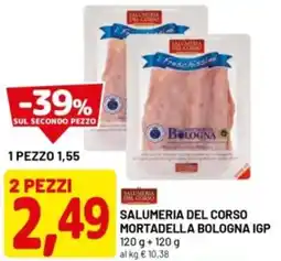 DPiù Salumeria del corso mortadella bologna igp offerta