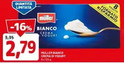 DPiù Muller bianco crema di yogurt offerta