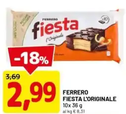 DPiù Ferrero fiesta l'originale offerta