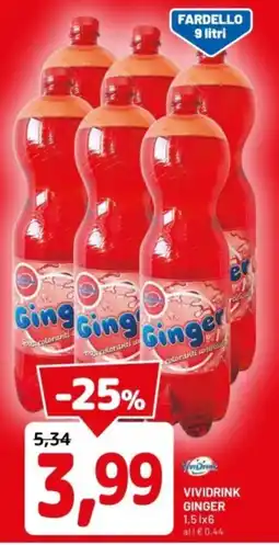 DPiù Vividrink ginger offerta