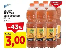 DPiù Be-bop tè pesca zero zuccheri offerta