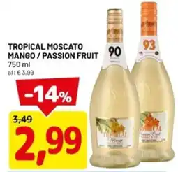 DPiù Tropical moscato mango/passion fruit offerta