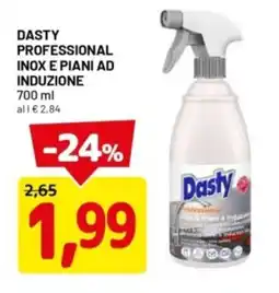 DPiù Dasty professional inox e piani ad induzione offerta