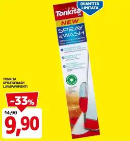 DPiù Tonkita spray&wash lavapavimenti offerta