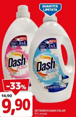 DPiù Detersivo dash color offerta