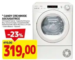 DPiù CANDY CREH8N1DE ASCIUGATRICE offerta