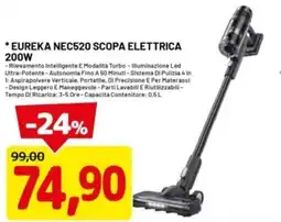DPiù EUREKA NEC520 SCOPA ELETTRICA 200W offerta
