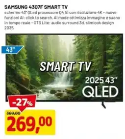 DPiù SAMSUNG 4307F SMART TV offerta