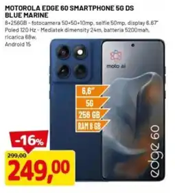 DPiù Motorola edge 60 smartphone 5G ds blue marine offerta