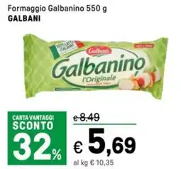 Iper La Grande Formaggio Galbanino GALBANI offerta