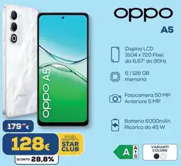 Euronics oppo A5 offerta