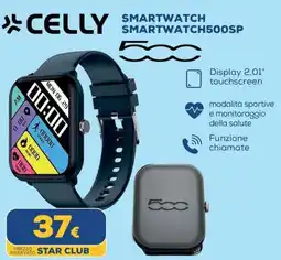 Euronics Celly smartwatch SMARTWATCH500SP offerta