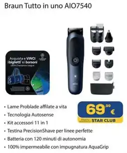 Euronics Braun Tutto in uno AIO7540 offerta