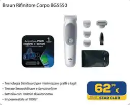 Euronics Braun Rifinitore Corpo BG5550 offerta
