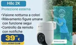 Euronics EZVIZ H8c 2K Protezione esterna offerta