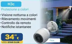 Euronics EZVIZ H3c Protezione a colori offerta