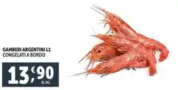 Deco Supermercati Gamberi argentini l1 congelati a bordo offerta