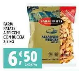 Deco Supermercati Farm frites farm patate a spicchi con buccia offerta
