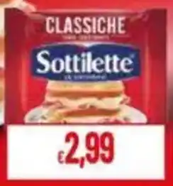 Pan CLASSICHE Sottilette offerta
