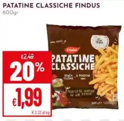 Pan Patatine classiche FINDUS offerta