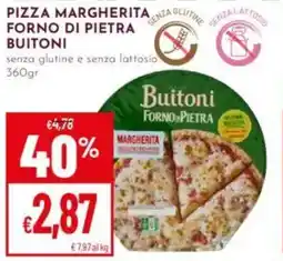 Pan Pizza margherita forno di pietra BUITONI offerta