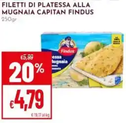 Pan Filetti di platessa alla mugnaia capitan FINDUS offerta