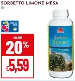 Pan Sorbetto limone MESA offerta