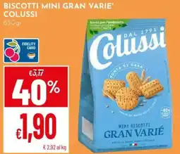Pan Biscotti mini gran varie' COLUSSI offerta