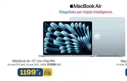 Euronics MacBook Air 13" con Chip M4 offerta
